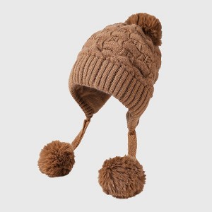 Anna-Kaci Women's Knit Trapper Hat with Pom - Poms - 1 of 4