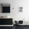 Stupell Industries Funny Bathroom Toilet Seat Canvas Wall Art - 2 of 3