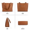 Generic Real Leather Tote Shoulder Bags for Women Work, Women's Tote Bag Purses - 3 of 4