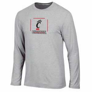 NCAA Cincinnati Bearcats Men's Gray Long Sleeve T-Shirt - 1 of 3