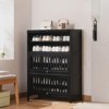 YIYIBYUS 7-Tier Shoe Rack for Entryway Solid Wood Shoe Storage Cabinet, 31in Width - 2 of 4