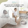Dolu Nuve Toddler Toilet Training Seat Insert with High-Arched Backrest, Beige - 4 of 4