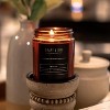 Craft & Kin Wood Wick, All-Natural Soy Aromatherapy Candle in Amber Glass Jar - 8 oz - 2 of 4