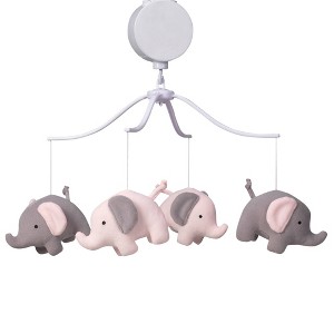 Bedtime Originals Musical Baby Crib Mobile - Eloise Elephant, Infant Girl