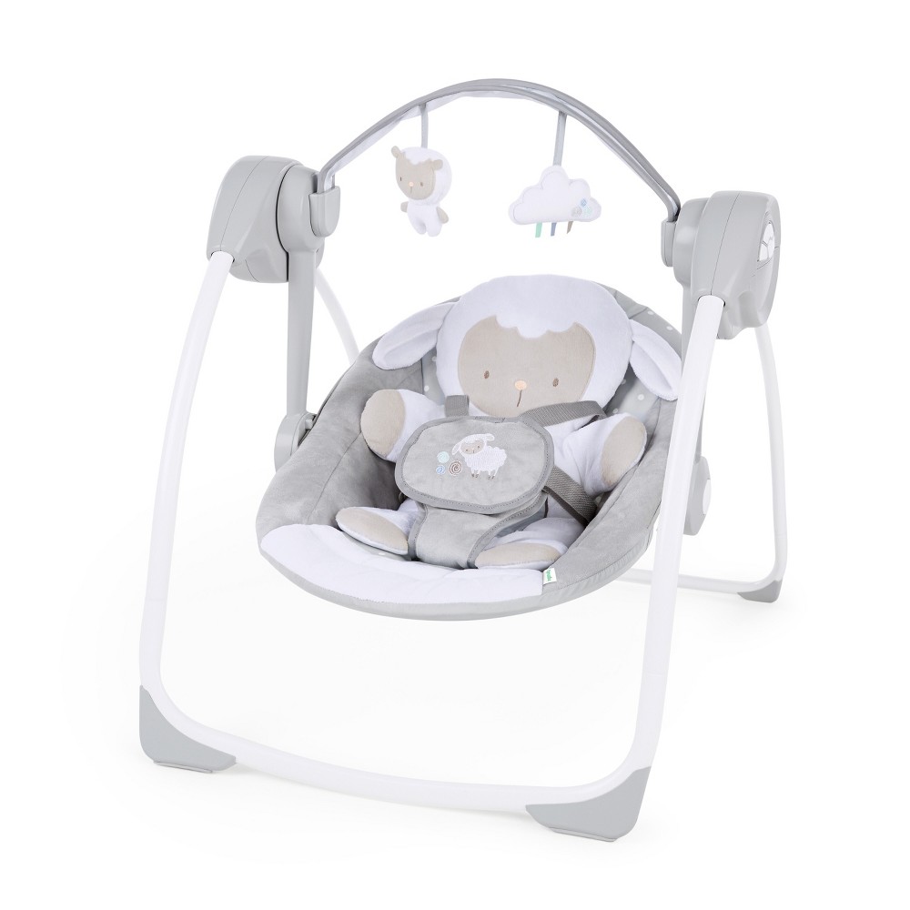 Photos - Baby Swing / Chair Bouncer Bright Starts Ingenuity Comfort 2 Go Compact Portable Baby Swing with Music - Cuddle Lam 