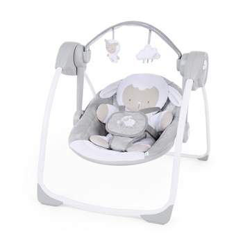 Ingenuity Comfort 2 Go Compact Portable Baby Swing with Music - Cuddle Lamb