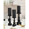 Large Pillar Candles 3x6 Inch ¨C Set of 3 Unscented Dripless Candles, Long Burning Rustic Finish for Weddings, Home Decor - 4 of 4