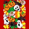 Men's Design By Humans Halloween Spooky Candies Party By BluedarkArt Tank Top - 2 of 3