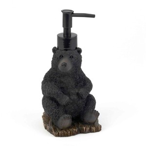 Avanti Black Bear Lodge Lotion Dispenser - 1 of 3