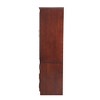 Keloyid Seusar Cherry Wood 61.42 in. Armoire with 3 Drawers, Shelves and Hanging Rod - 2 of 4