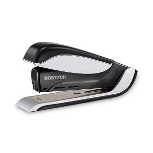 Bostitch Spring-Powered Premium Desktop Stapler, 25-Sheet Capacity, Black/Silver - 1 of 4