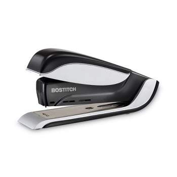 Bostitch Spring-Powered Premium Desktop Stapler, 25-Sheet Capacity, Black/Silver