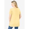 Woman Within Plus Size Short-Sleeve Scoopneck Embroidered Tunic - 3 of 4