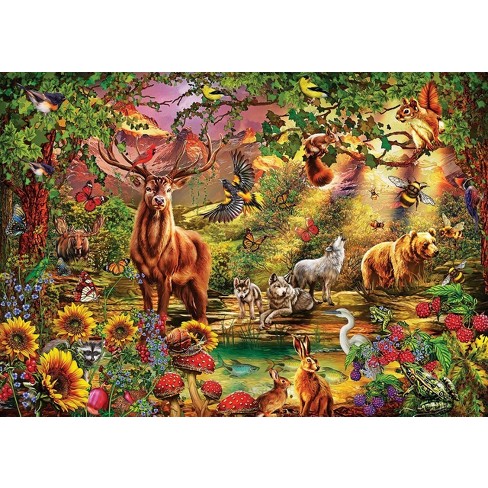 Heidi Art Puzzle Magic Forest 1000 Piece Jigsaw Puzzle : Target