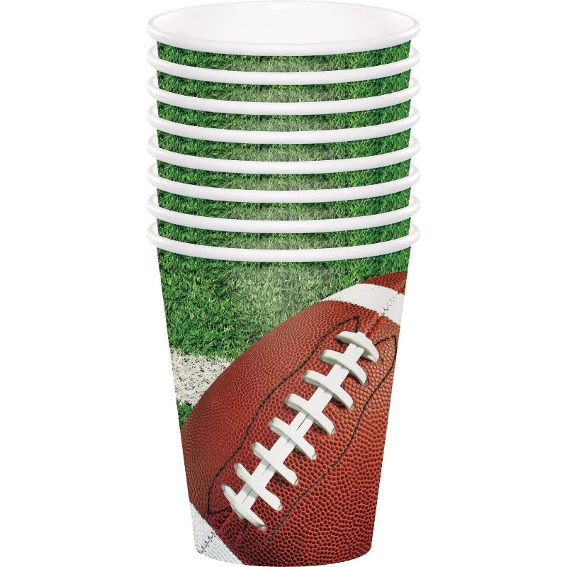9oz 24ct Football Paper Party Cups, 2 of 4