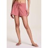 Avalanche Women's Lightweight Silky Soft Jersey Hiking Cargo Short with Drawstring Waistband - 3 of 4