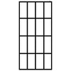 vidaXL Walk-in Shower Screen Clear Tempered Glass 39.4 inches x76.8 inches - 3 of 4