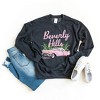 Simply Sage Market Women's Graphic Sweatshirt Beverly Hills Retro Car - 3 of 3