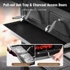 Captiva Designs Extra Large Charcoal BBQ Grill with 794 sq. in. Cooking Area, Adjustable Charcoal Trays & Foldable Side Tables - 4 of 4