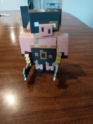 Minecraft - Figura Articulada - Creeper Vs Piglin Bruiser - GYR98 - M. -  Real Brinquedos