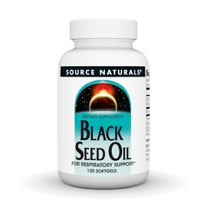 Black Cumin Seed 500 mg by Source Naturals, Inc.  -  120 Softgel - 1 of 3