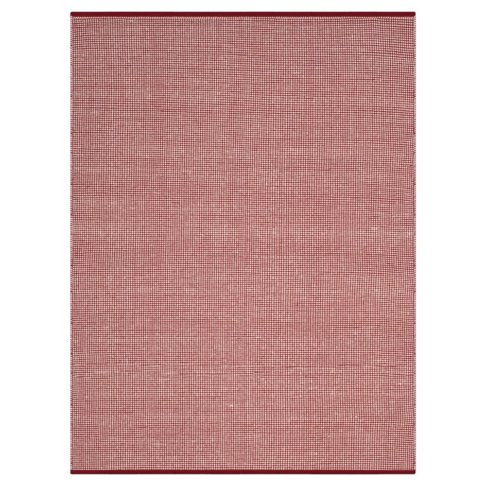 3'x5' Ivory/Red Stripe Flatweave Woven Accent Rug - Safavieh