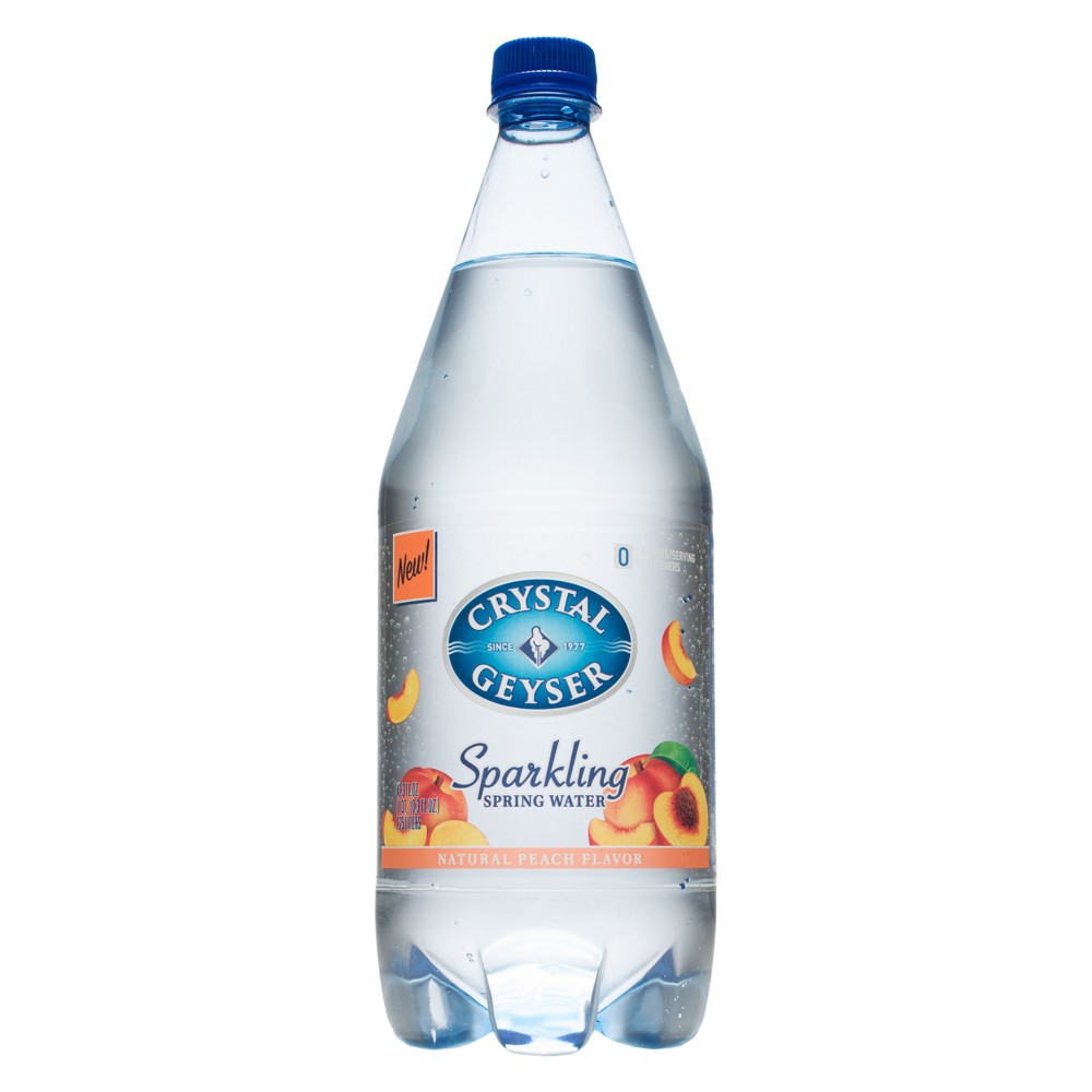 UPC 654871000463 product image for Crystal Geyser Sparkling Water Peach - 1.25 L Bottle | upcitemdb.com