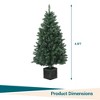 Artificial Full Christmas Tree, Premium Hinged Xmas Pine Tree with PVC Branch Tips, Perfect for Christmas Decoration, Home, Party, Holiday - 3 of 4