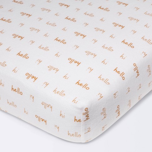 Hello Kitty Luv Fitted Crib Sheet 