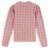 Girl Aztec Velour Turtle Top - Nono - 2 of 4