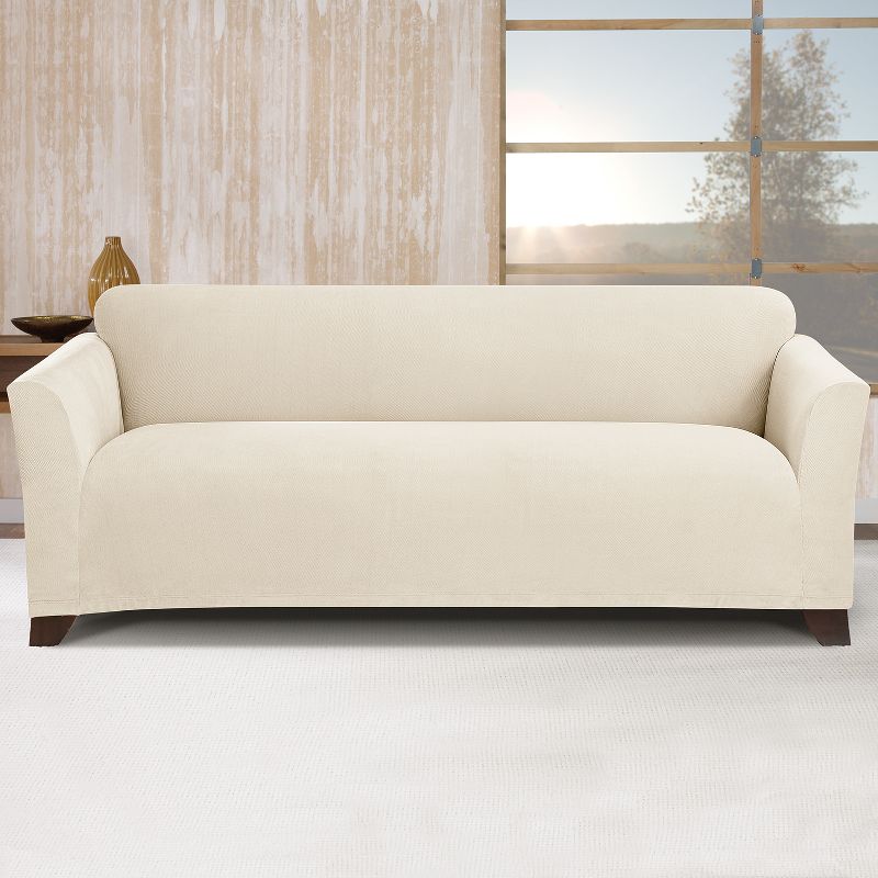 Stretch Knit Sofa Slipcover - Sure Fit, 3 of 5