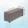 Unique Bargains Polyester Rectangular Stretchy Elastic Stool Cover - 2 of 4