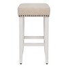 WestinTrends Upholstered Saddle Seat Bar Stool - 4 of 4
