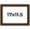 PosterPalooza | Ornate Brown Picture Frame - UV Acrylic, Backing Board, Hanging Hardware Included - 2 of 4