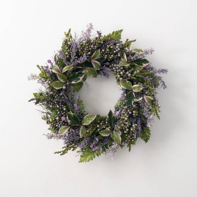 Sullivans Artificial Lavender Wreath