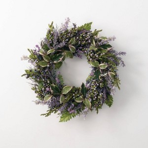 Sullivans Artificial Lavender Wreath - 1 of 4