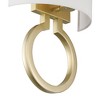 Possini Euro Design Possini Euro Titus 14 3/4" High Painted Gold Wall Sconce - 3 of 4
