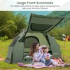 Costway 1-Person Waterproof Camping Tent Cot with Air Mattress, Pillow, Sleeping Bag - 4 of 4