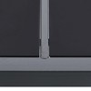vidaXL Patio Dining Table Anthracite 59.1 in.x35.4 in.x29.1 in. Steel - 4 of 4