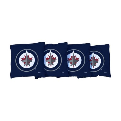 NHL Winnipeg Jets Corn-Filled Cornhole Bags Navy Blue - 4pk