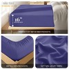 Microfiber Fitted Sheets Deep Pocket Up to 16-Inch , Ultra Soft , Easy Fit , Hypoallergenic Fitted Bed Sheets - Lux Decor Collection - 4 of 4