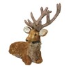 Northlight Reindeer Lying Down Christmas Figure - 16.5” - Brown and Gold - 2 of 3