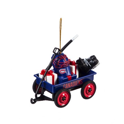 Evergreen Montreal Canadiens Team Wagon Ornament