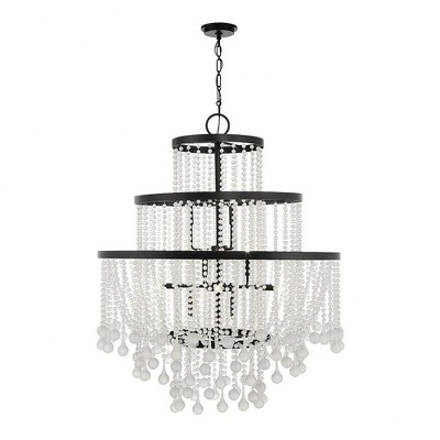 Savoy House Luna 5 - Light Chandelier in  Matte Black