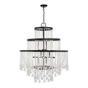 Savoy House Luna 5 - Light Chandelier in  Matte Black - 1 of 1