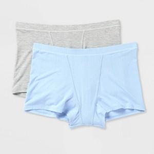 Women's 2pk Modal Blend Boy Shorts Underwear - Auden™ - 1 of 3