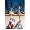 Holiday Deer Stocking Holders –14 Inch Metal 2 x Set of 2 for Mantel by Kalalou - 3 of 3