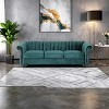 3-Seater Sofa With Rolled Arms And Curved Backrest,Comfortable Couch Sofa,Upholstered Sofa For Living Room,Bedroom-Cuddlewood - 2 of 4
