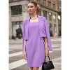 EXLURA Women's Professional Business Lightweight Blazer Dress Suit Sets 2 Piece Work Office Fashion Outfits - 3 of 4