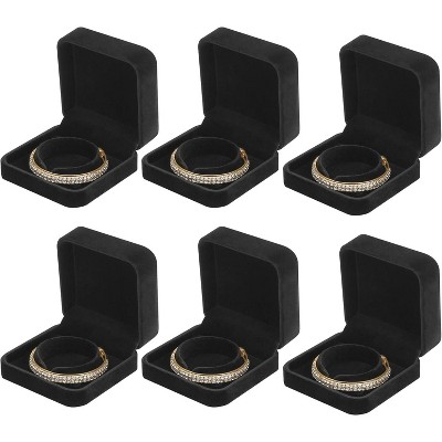 6 Pieces Jewelry Gift Boxes for Christmas Wedding Engagement Birthday Anniversary